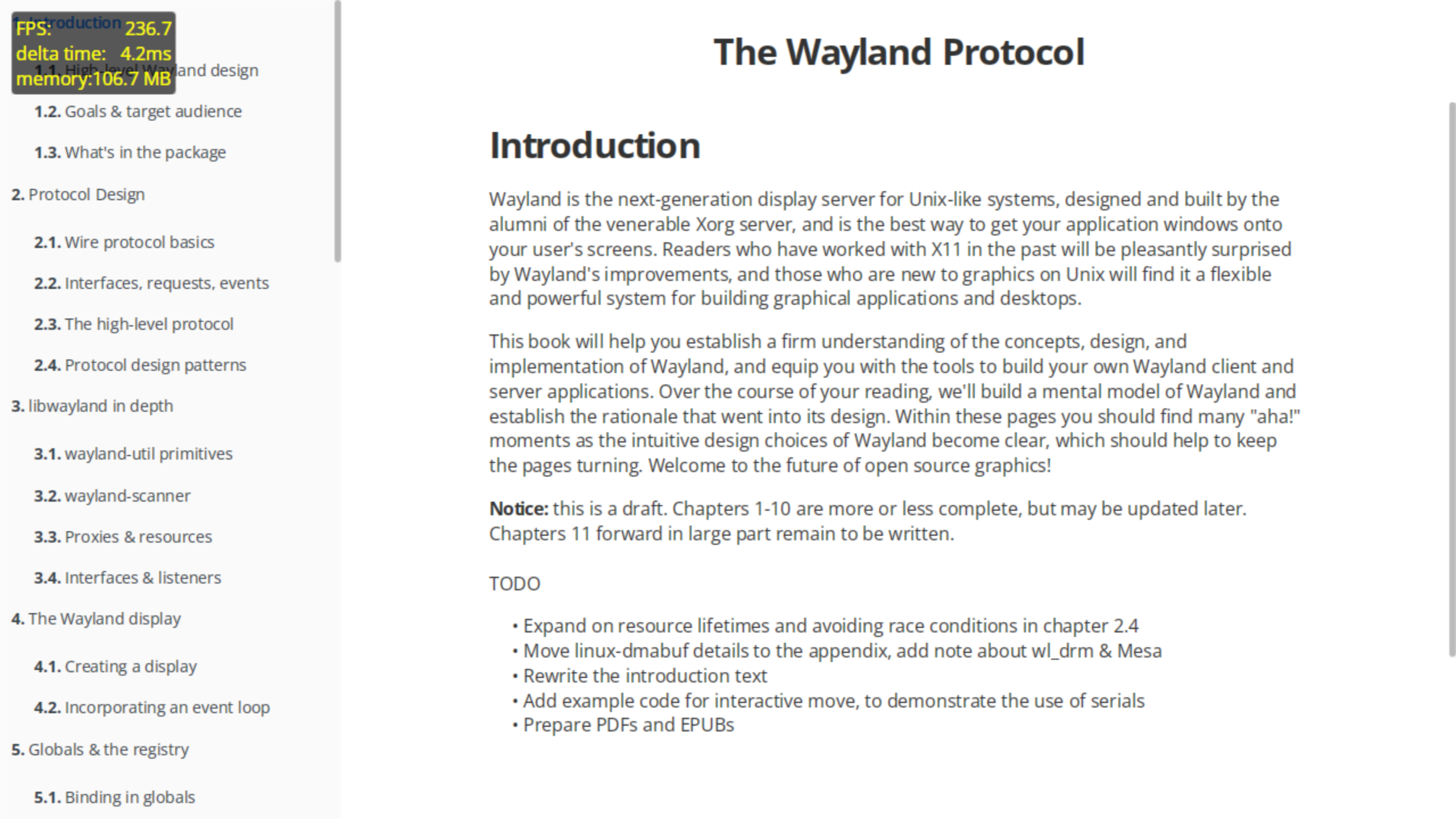 The Wayland Book rendered by forbear